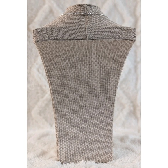 Sterling Silver Jasper Onyx Modern Circle Pendant Necklace 925 Artisan 24" - Picture 7 of 7